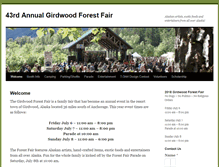 Tablet Screenshot of girdwoodforestfair.com